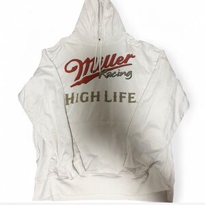 Miller Racing White Hoodie